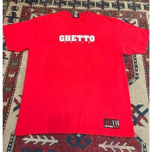 Vintage Ghetto Child Wheels Skate Tee Y2K Baggy XL Shortys Muska